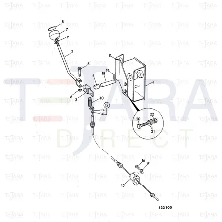 JCB Part No.# 191/30600, CABLE - JCB Spare Parts