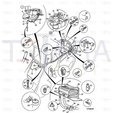 JCB Part No.# 2410/0212, GROMMET - JCB Spare Parts