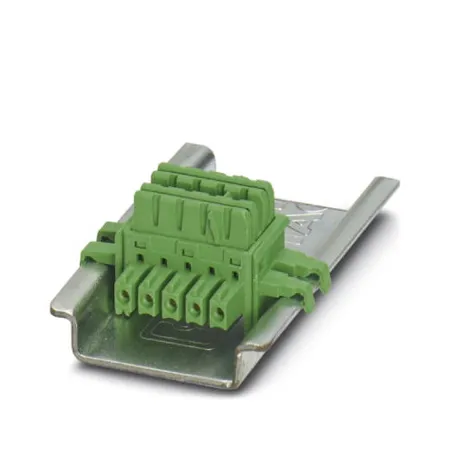 Phoenix Contact, DIN rail bus connectors - ME 6,2 TBUS-2 1,5-5-ST-3,81 GN