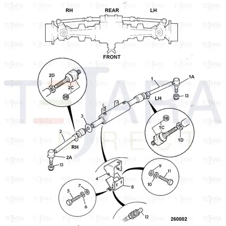JCB Part No.# 331/23185, GAITER - JCB Spare Parts