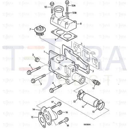 JCB Part No.# 02/200145, GASKET - JCB Spare Parts