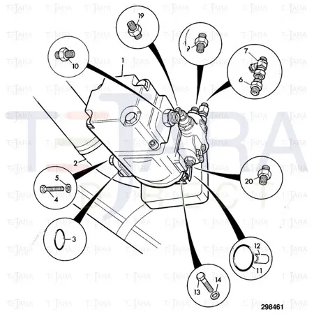 JCB Part No.# 826/01702, M12 X 35 SET SCREW 10.9 - JCB Spare Parts