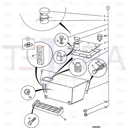 JCB Part No.# 32/909900, BREATHER - JCB Spare Parts