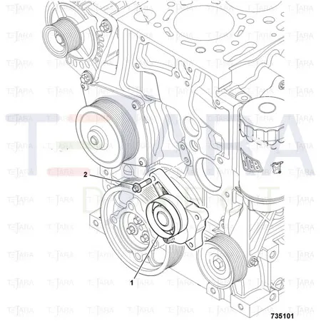 JCB Part No.# 1319/0308Z, SCREW, STAR DRIVE M8 x 30(KANBAN) - JCB Spare Parts