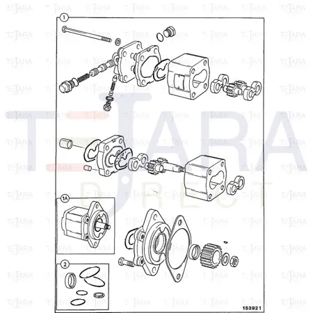 JCB Part No.# 20/204900, PUMP - JCB Spare Parts