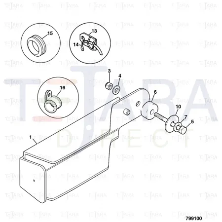 JCB Part No.# 123/02453, WASHER - JCB Spare Parts