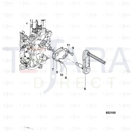JCB Part No.# 5435/20706, HANDLE - JCB Spare Parts