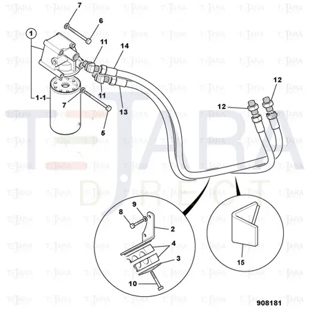 JCB Part No.# 1316/3314D, BOLT M8x60 - JCB Spare Parts