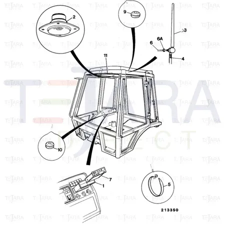 JCB Part No.# 826/01521, SCREW - JCB Spare Parts