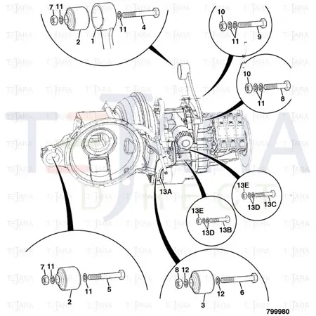 JCB Part No.# 1420/0014Z, WASHER M24 PLAIN - JCB Spare Parts