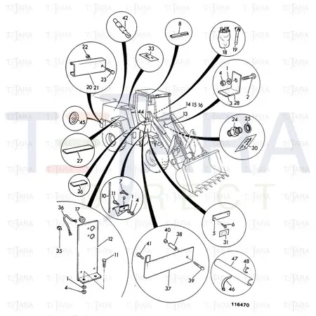 JCB Part No.# 1305/0206Z, SET 3/8UNFx1 HT - JCB Spare Parts