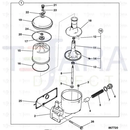 JCB Part No.# SC0812376, Plug M22x1.5x9 - JCB Spare Parts