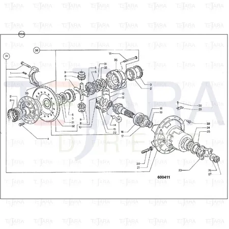 JCB Part No.# 10/906408, BEARING - JCB Spare Parts