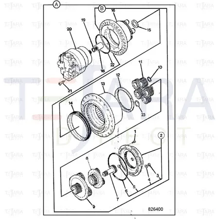 JCB Part No.# 05/903812, RING CENTERING - JCB Spare Parts