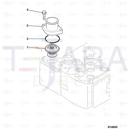 JCB Part No.# 02/940090, Connector - JCB Spare Parts