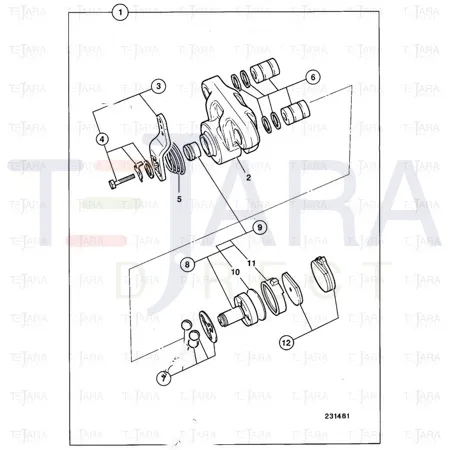 JCB Part No.# 15/920433, KIT, P/BRAKE CALLIPER - JCB Spare Parts