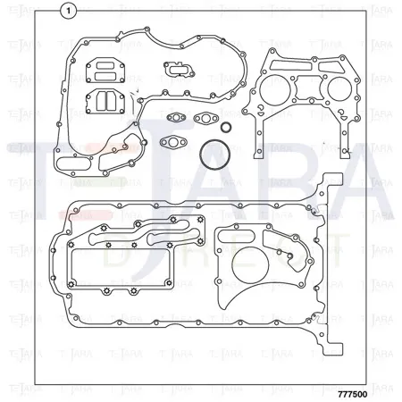 JCB Part No.# 02/203003, GASKET - JCB Spare Parts