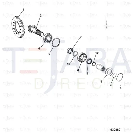 JCB Part No.# 907/20126, JCB-BEARING - JCB Spare Parts