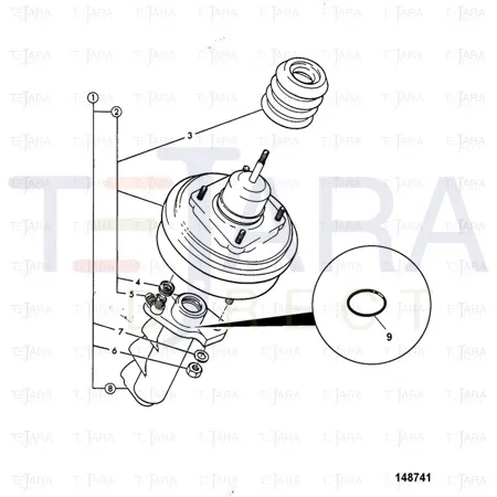 JCB Part No.# 15/920389, CYLINDER - JCB Spare Parts