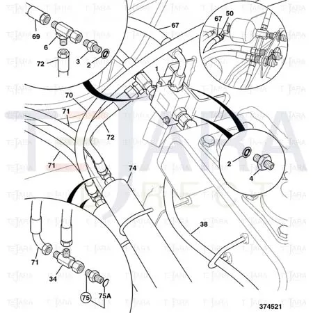 JCB Part No.# 25/220628, vALVE SOLENOID PAR - JCB Spare Parts
