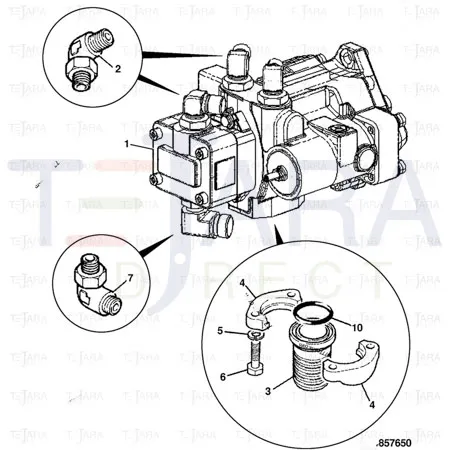 JCB Part No.# 20/925683, Pump Assembly - JCB Spare Parts