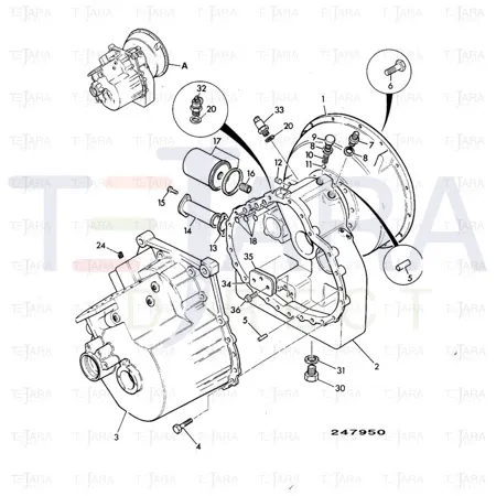 JCB Part No.# 813/50027, GASKET - JCB Spare Parts