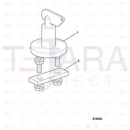 JCB Part No.# 708/10052, ISOLATOR SWITCH - JCB Spare Parts