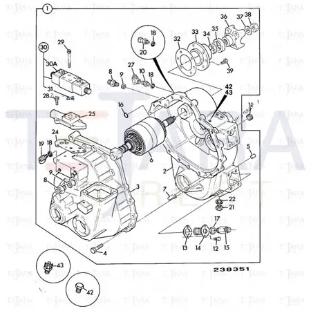 JCB Part No.# 816/80052, TAPER PLUG - 1/4" BSP - JCB Spare Parts