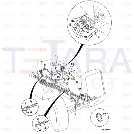 JCB Part No.# 612/35100, JCB-HOSE - JCB Spare Parts