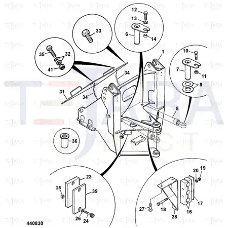 JCB Part No.# 826/11079, FLANGED SETSCREW - JCB Spare Parts