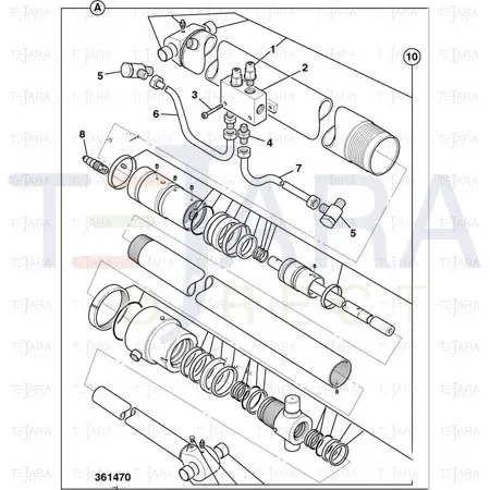 JCB Part No.# 25/221236, COUNTERBALANCE - JCB Spare Parts