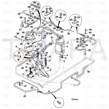 JCB Part No.# 15/920064, CYLINDER, MASTER - JCB Spare Parts