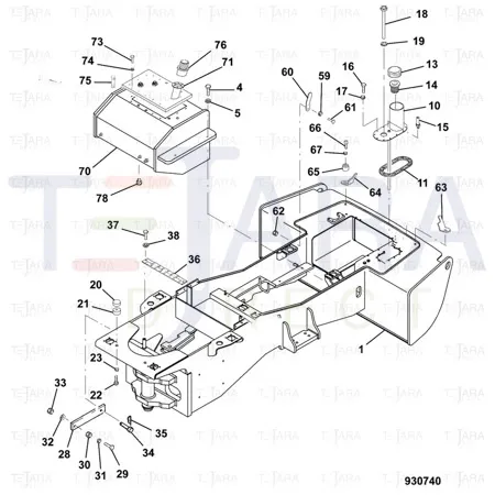 JCB Part No.# 8427/00031, GASKET - JCB Spare Parts