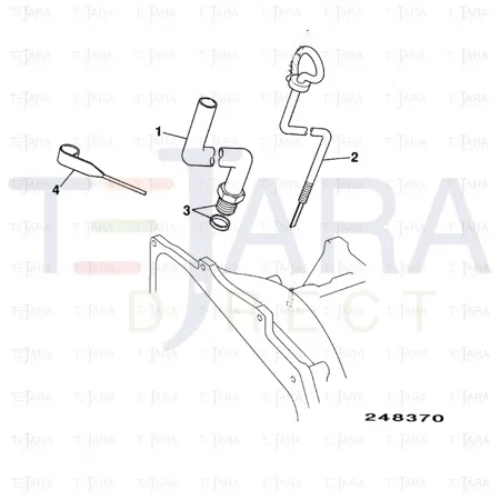 JCB Part No.# 123/06299, DIPSTICK - JCB Spare Parts