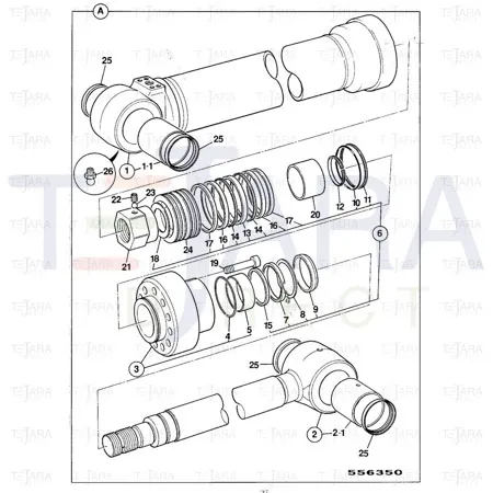 JCB Part No.# 331/11849, BUSH PIN BUSHING - JCB Spare Parts