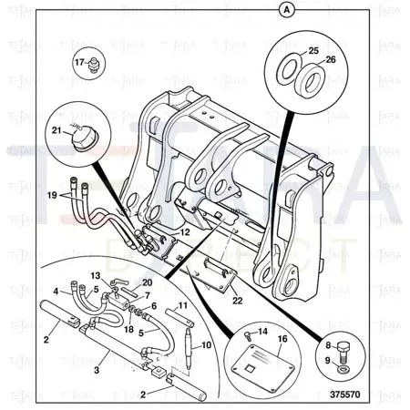 JCB Part No.# 511/54702, INDICATOR PIN - JCB Spare Parts