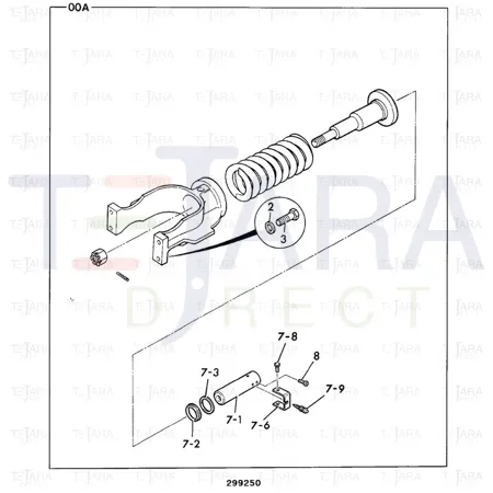 JCB Part No.# JRA0234, BRACKET - JCB Spare Parts