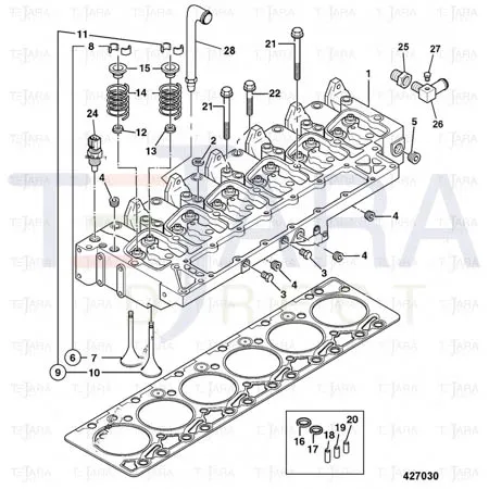JCB Part No.# 02/910756, ADAPTER MALE/FEMAL - JCB Spare Parts