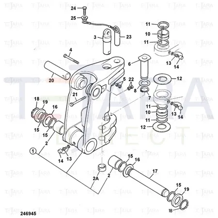 JCB Part No.# 823/10638, SHIM 71x82x0.5 - JCB Spare Parts
