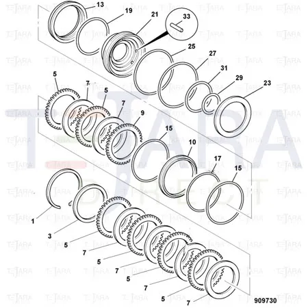 JCB Part No.# 332/C4668, O Ring - JCB Spare Parts