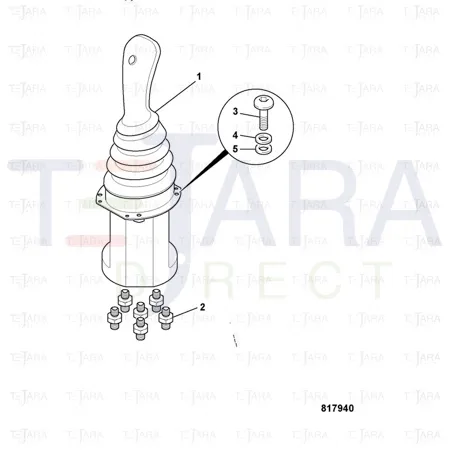 JCB Part No.# 25/223050, Valve L/H joystick - JCB Spare Parts