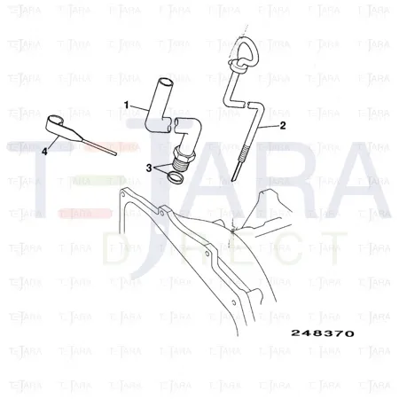 JCB Part No.# 123/07304, BRACKET - JCB Spare Parts