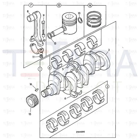 JCB Part No.# 02/192095, BUSH SMALL END - JCB Spare Parts