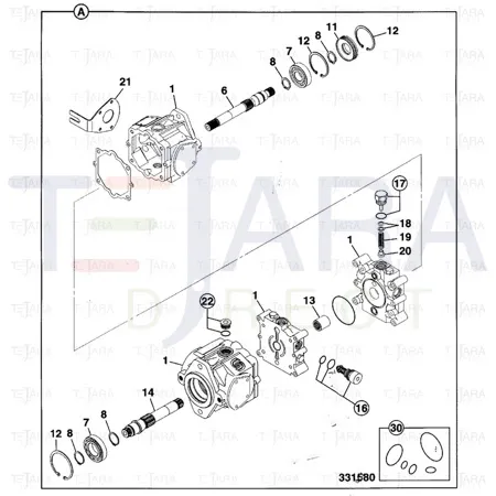 JCB Part No.# 20/950070, SEAL - JCB Spare Parts