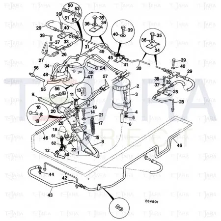 JCB Part No.# 15/920208, BRAKE MASTER CYLINDER - JCB Spare Parts