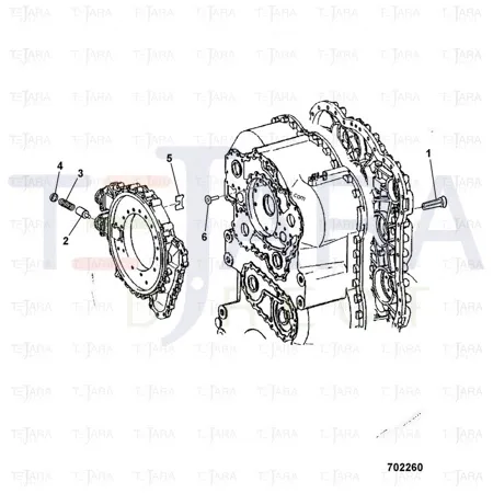 JCB Part No.# 04/600286, VALVE - JCB Spare Parts