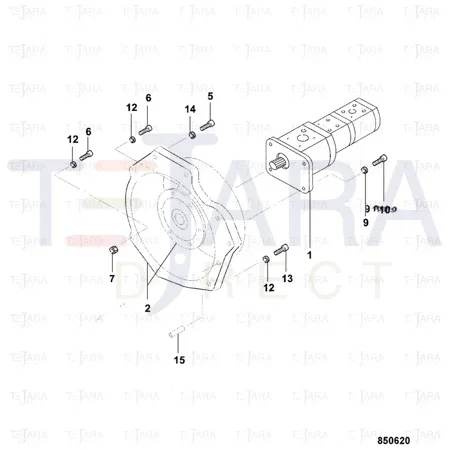 JCB Part No.# 5731/20800, GEAR PUMP - JCB Spare Parts