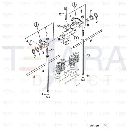 JCB Part No.# 02/910627, Ring retaining - JCB Spare Parts