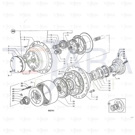 JCB Part No.# 10/906496, NUT LOCKING - JCB Spare Parts