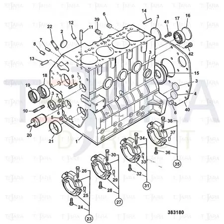JCB Part No.# 02/634001, BEARING NEEDLE - JCB Spare Parts